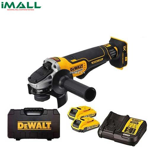 Máy mài dùng pin 18V DeWALT DCG413BD2 (125mm) SET 2Ah