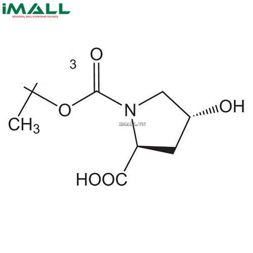 Hóa chất Boc-Hyp-OH (cryst) (C₁₀H₁₇NO₅; Chai nhựa 100 g) Merck 8530260100