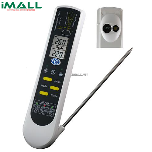 Nhiệt kế hồng ngoại (-33~220ºC; -55~330ºC; kèm Certificate ISO) PCE IR 100-ICA