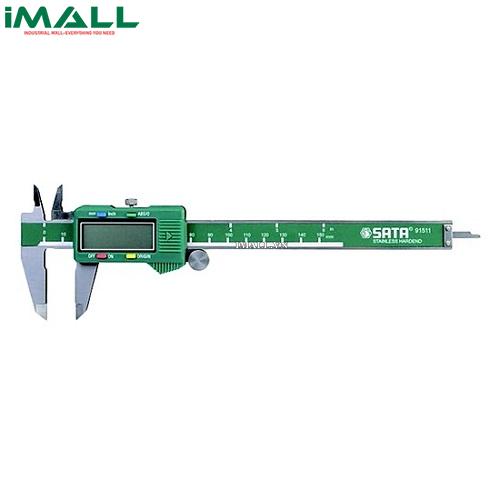 Thước căp điện tử đo đường kính 0 - 200mm Sata 91512