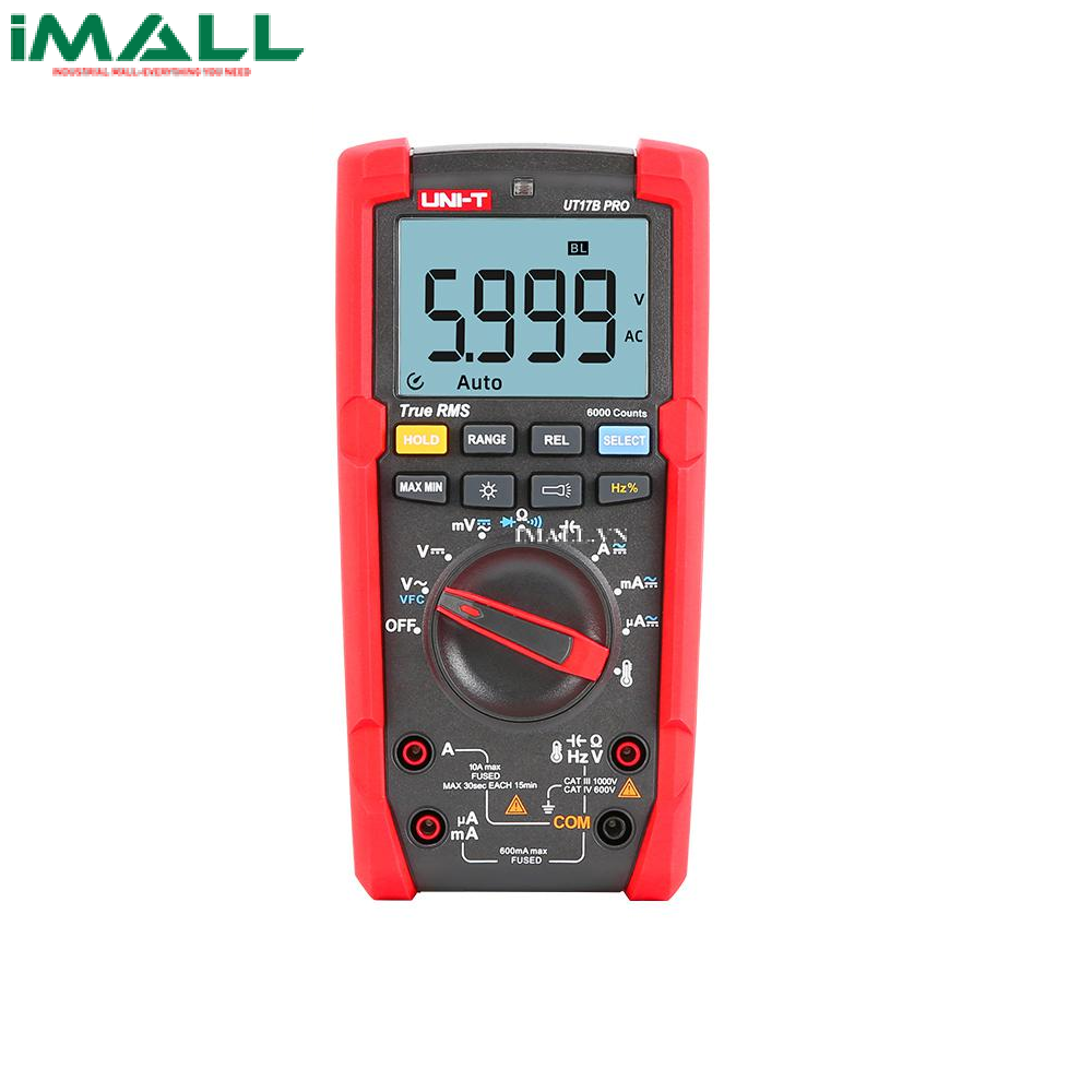 Đồng hồ vạn năng UNI-T UT17B PRO (AC/DC1000V, AC/DC 10A, True RMS)