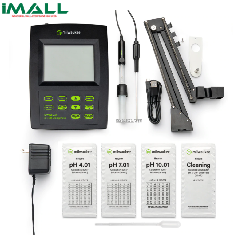 Máy đo pH/ORP/Nhiệt độ để bàn Milwaukee MW151 MAX (Logging)