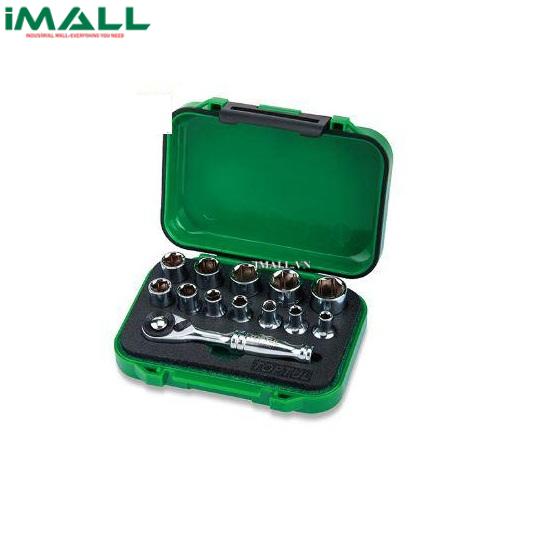 Bộ dụng cụ vặn ốc 1/4 inch 13 chi tiết TOPTUL GABW1301