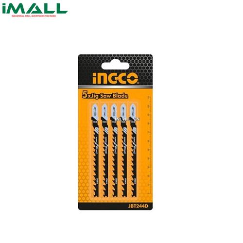 Bộ lưỡi cưa lọng gỗ 5 chi tiết (74mm) INGCO JBT244D