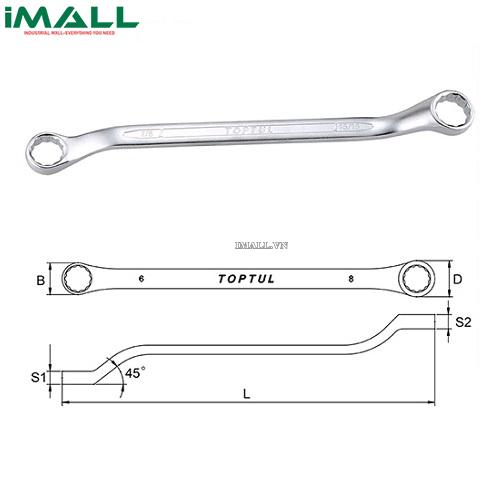 Cờ lê 2 đầu vòng TOPTUL ACEH4046