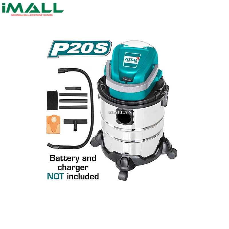 Máy hút bụi dùng pin (20V) Total TVLI2005