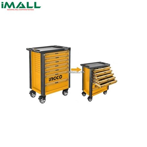 Bộ đồ nghề đa năng đựng trong tủ kéo 162 chi tiết INGCO HTCS271621