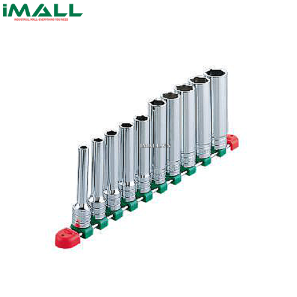 Bộ đầu khẩu vặn ốc loại dùng tay KTC TB4L10E (1/2 inch, 10 chi tiết , loại dài)