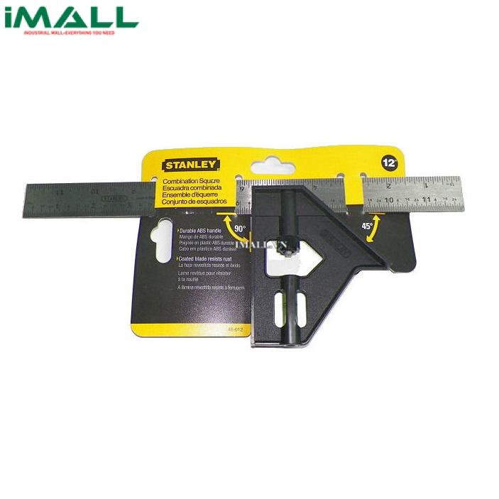 Thước vuông kết hợp cán cầm nhựa Stanley 46-012 (12” )