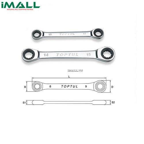 Cờ lê 2 đầu vòng tự động TOPTUL AEAR1618