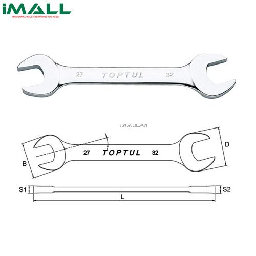 Cờ lê 2 đầu miệng Toptul AAAJ0607