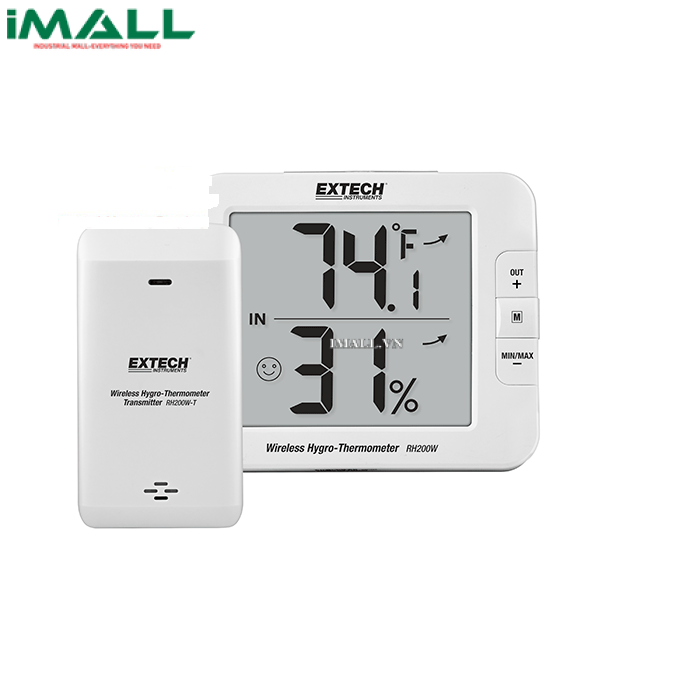 Nhiệt ẩm kế đa kênh không dây EXTECH RH200W