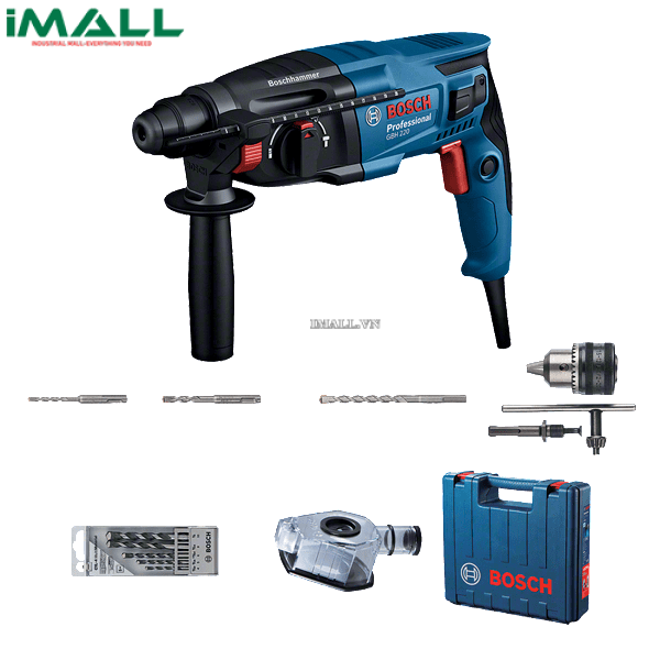 Máy khoan búa BOSCH GBH 220 (720W, 06112A60K1, kèm phụ kiện)