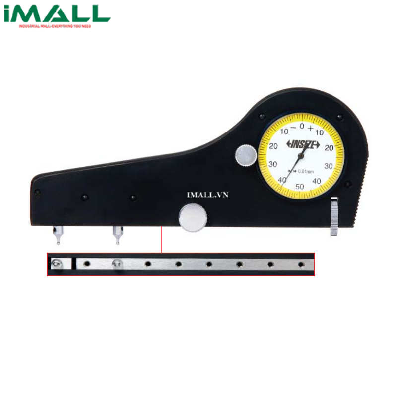 Đồng hồ đo bước ren trong INSIZE 2235-4E ( 0.5-4”/12.7-101.6mm; 0.0005”)