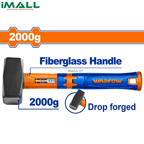 Búa tạ đầu vuông 2000g Wadfow WHM2320