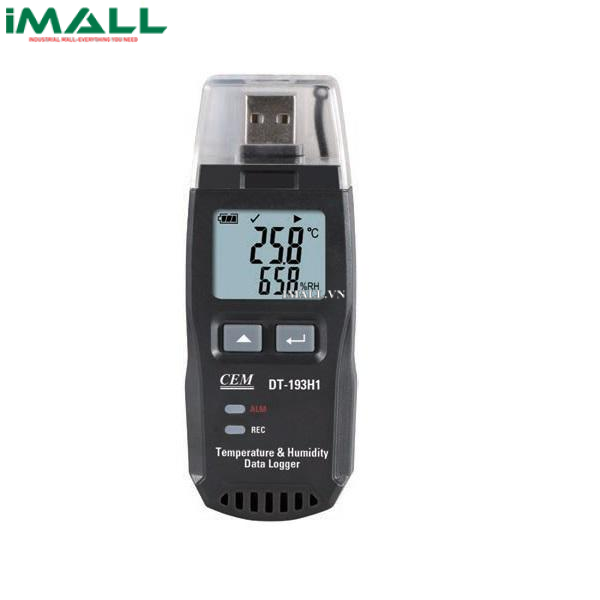 Bộ ghi dữ liệu nhiệt độ, độ ẩm CEM 193H1 (-30~70°C, 0~100%RH)