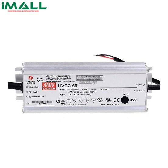 Bộ nguồn LED Meanwell HVGC-65-350AB (65W 18-186V 350mA)