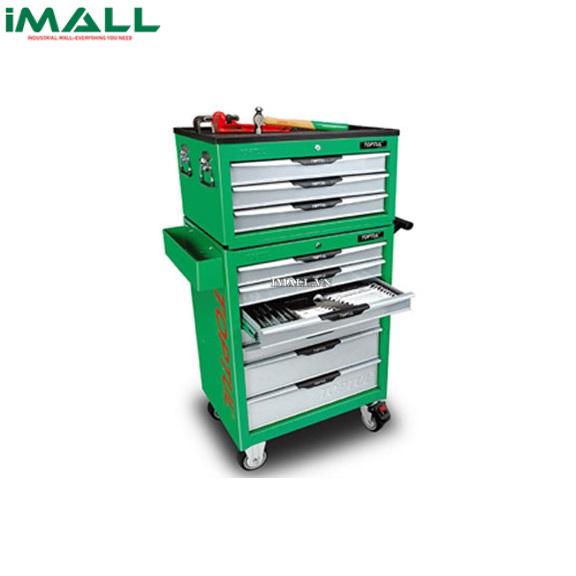 Tủ chuyên dùng thế hệ mới 2 tầng 10 ngăn 333 chi tiết TOPTUL GCAZ0013 + GCAJ0014
