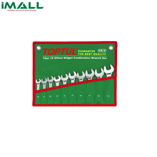 Bộ cờ lê vòng miệng sao 10 món (AAAF: 10~19mm) TOPTUL GAAA1001