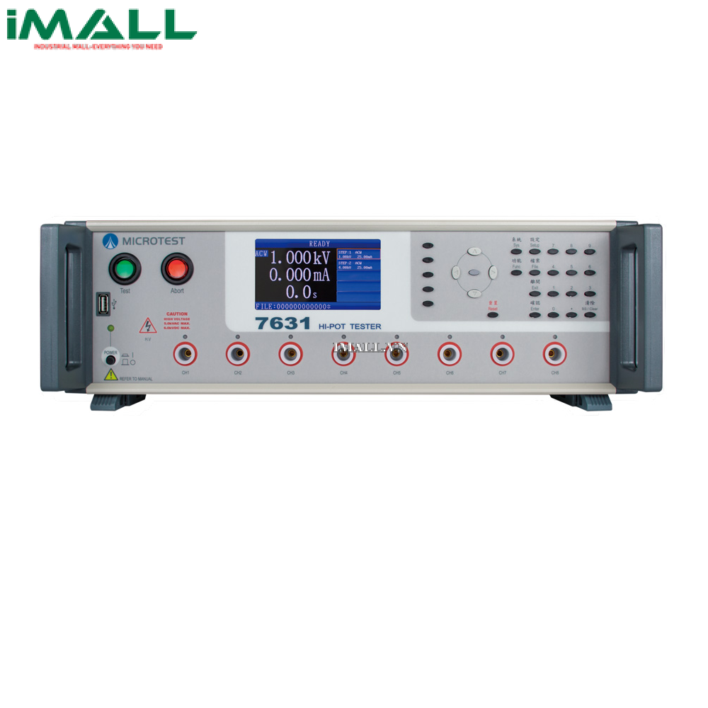 Máy kiểm tra Hipot chính xác MICROTEST 7631 (10V ~ 5000V AC)