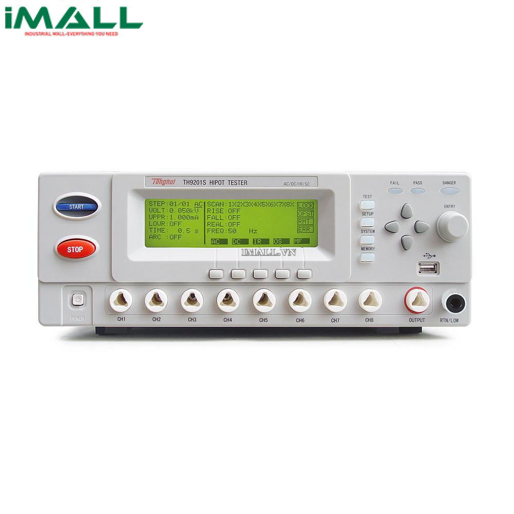 Máy kiểm tra Hipot Tonghui TH9201S (0.05kV~5kV; 0.05kV~6kV)