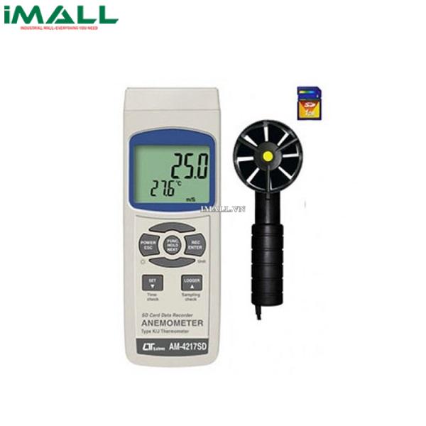Thiết bị đo tốc độ gió, nhiệt độ Lutron AM-4217SD (0.3 - 35.0 m/s)