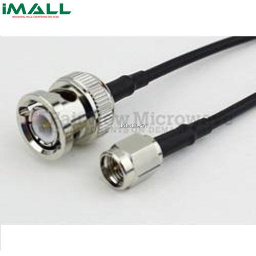 Cáp SMA Male - BNC Male Fairview FMC0208174LF (RG-174 Coax; 1 GHz )