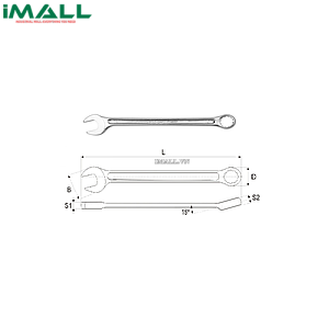 Cờ lê vòng miệng hệ mét Yato YT-5022 (28mm)