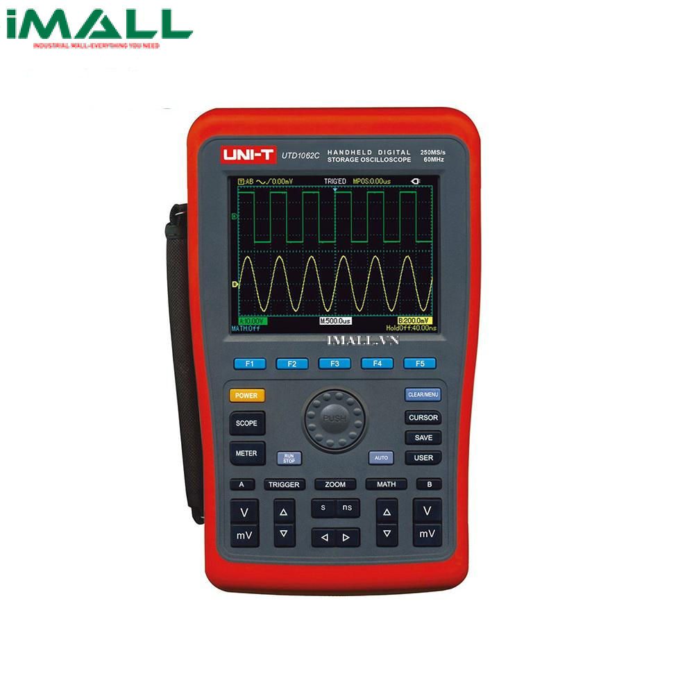 Máy hiện sóng cầm tay UNI-T UTD1062C (60MHz, 2 Kênh, 250MS/s)
