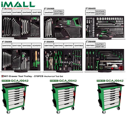 Tủ đồ nghề 7 ngăn 275 Toptul GCAJ0042