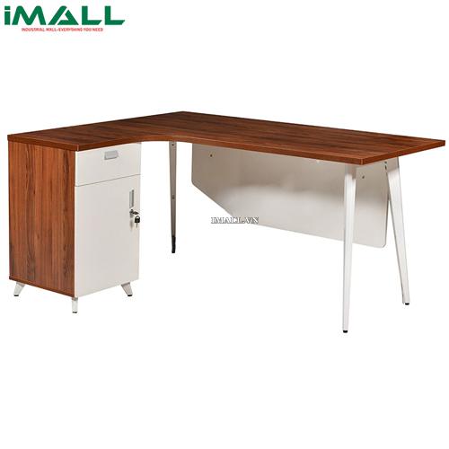 Bàn làm việc chân sắt hộc liền THE ONE LUXL16HLC10M6 (1m6)