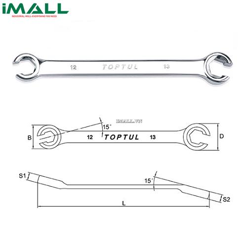 Cờ lê 2 đầu miệng TOPTUL AEAA1113
