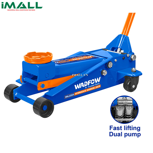 Kích đội cá sấu 3 tấn (bơm kép) Wadfow WHJ2504