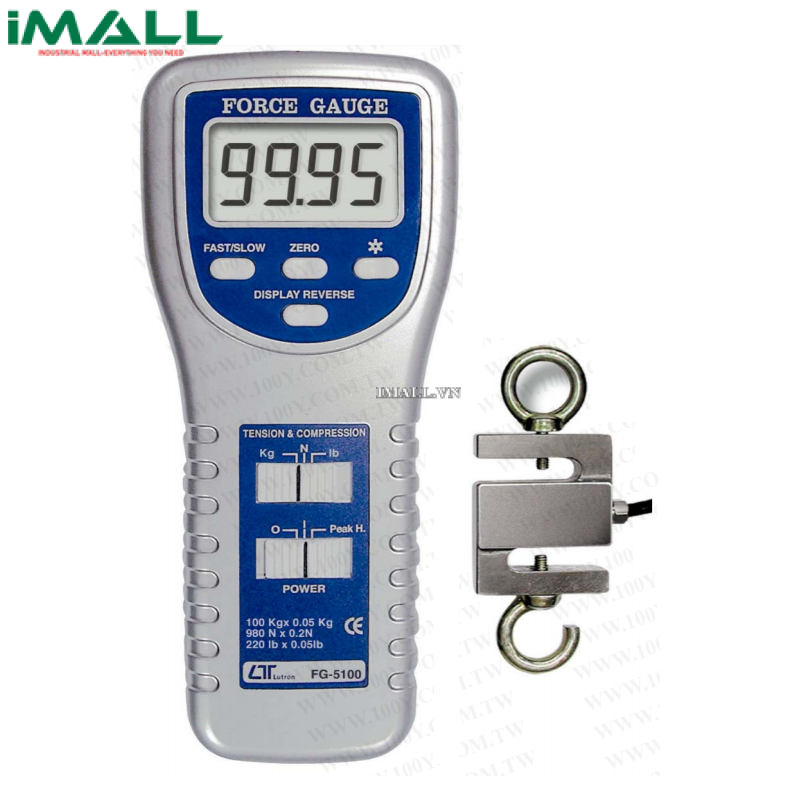 Máy đo lực kéo, lực nén Lutron FG-5100 (100Kg)