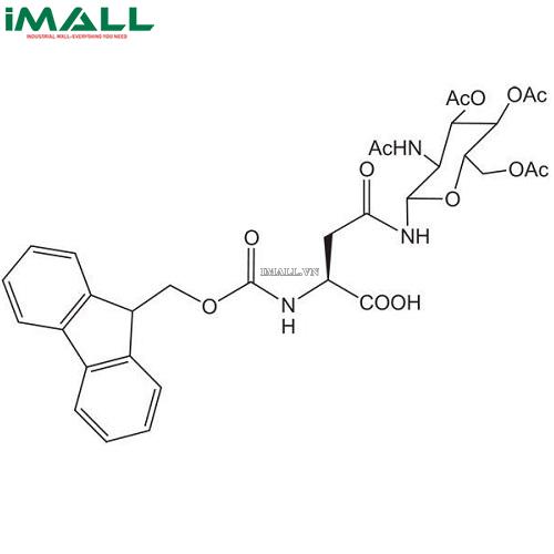 Hóa chất Fmoc-Asn(Ac₃AcNH-ß-Glc)-OH (C₃₃H₃₇N₃O₁₃; Chai nhựa 1 g) Merck 8521350001