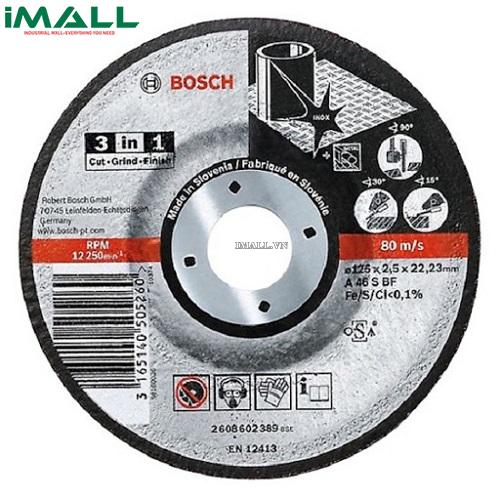 Đá mài Inox BOSCH 2608602488 (125x6x22.2mm)
