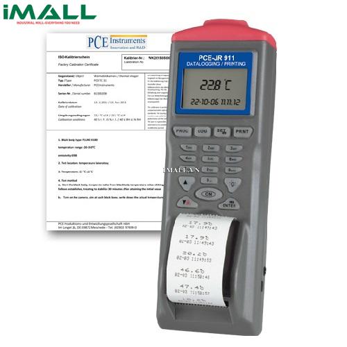 Máy đo nhiệt độ hồng ngoại PCE JR 911-ICA (-40~500 °C, 8:1, có máy in)