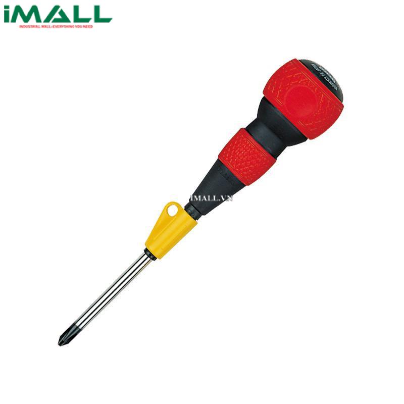 Tô vít 4 cạnh cán đầu bi Vessel 220F (No.2x100mm)