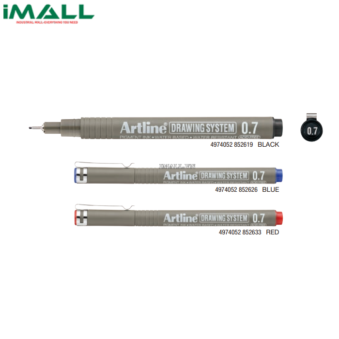 Bút lông kim màu đỏ Artline Drawing System EK-238N (0.8mm)