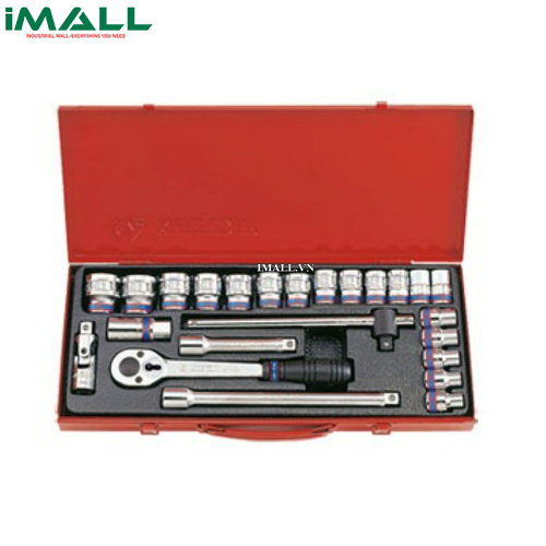 Bộ tuýp 24 chi tiết hệ mét Kingtony 4028MR (1/2")