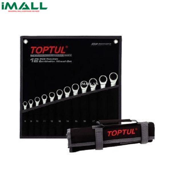 Bộ cờ lê vòng miệng tự động 12 chi tiết (AOAF: 8 ~ 19mm) TOPTUL GPAQ1202