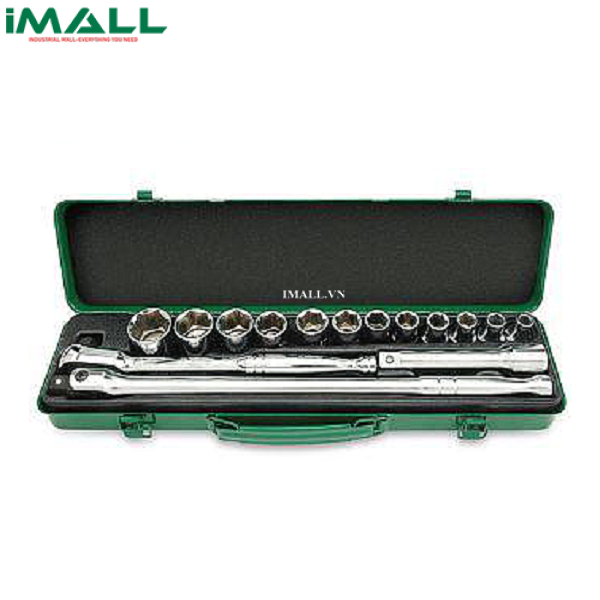 Bộ tuýp lục giác 16 chi tiết loại bóng TOPTUL GCAD1508 (1/2 inch)