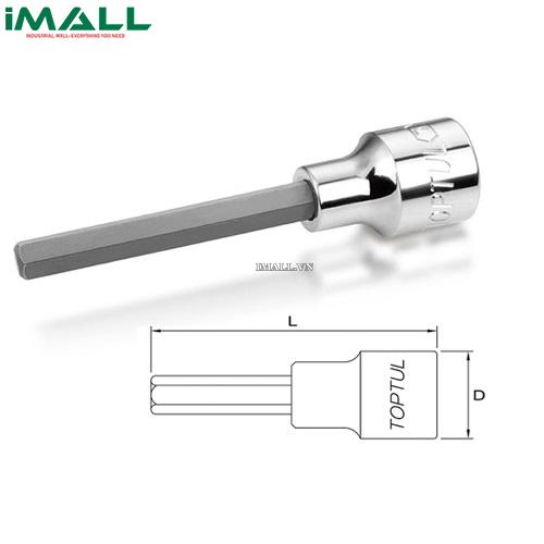 Vít lục giác dài 1/2" Dr. x 7mm TOPTUL BCIA1607