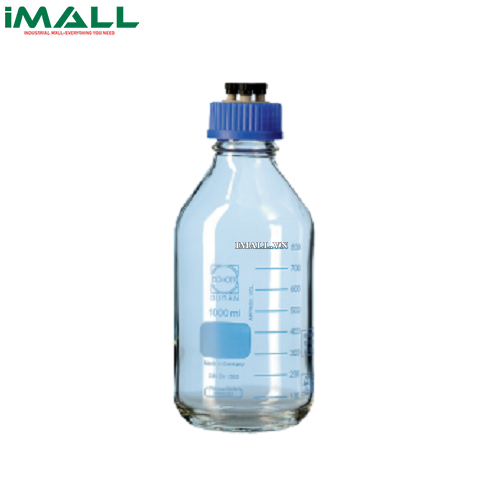 Nắp vặn HPLC GL45 có khoan 4 cổng Duran 1129812