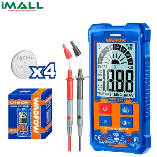 Đồng hồ vạn năng 600V- 4000 số đếm Wadfow WDM2501