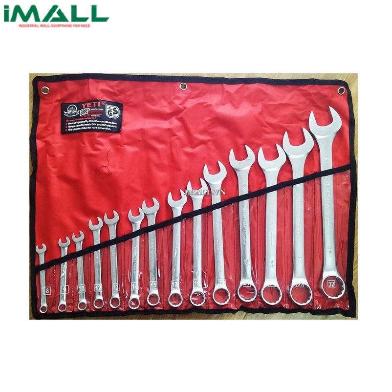 Bộ cờ lê vòng miệng hệ mét 14 chi tiết YETI (10~32mm)