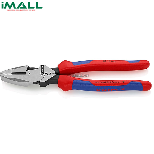 Kìm Đa Năng Lineman 09 02 240 Lưỡi Cắt 64 HRC Dài 240mm Knipex 09 02 240
