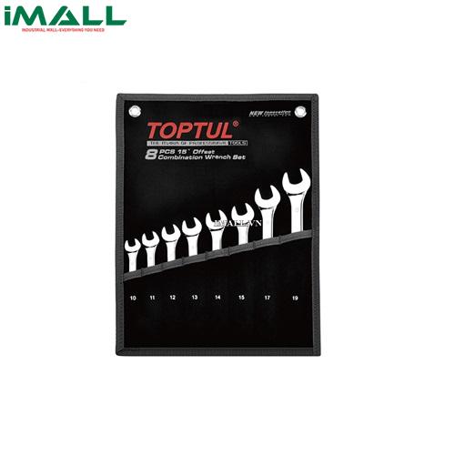 Bộ cờ lê vòng miệng 8 chi tiết (AAAB: 10~19mm) Toptul GPAB0801