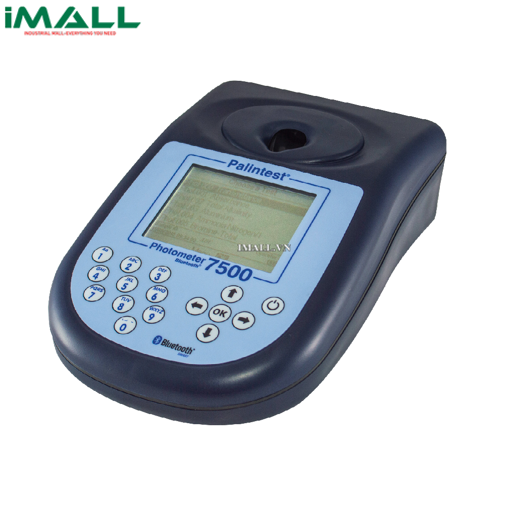 Bộ quang kế phân tích nước tiêu chuẩn Palintest 7500 (650 nm, ± 1.0% T, Bluetooth®, PTBH7500)
