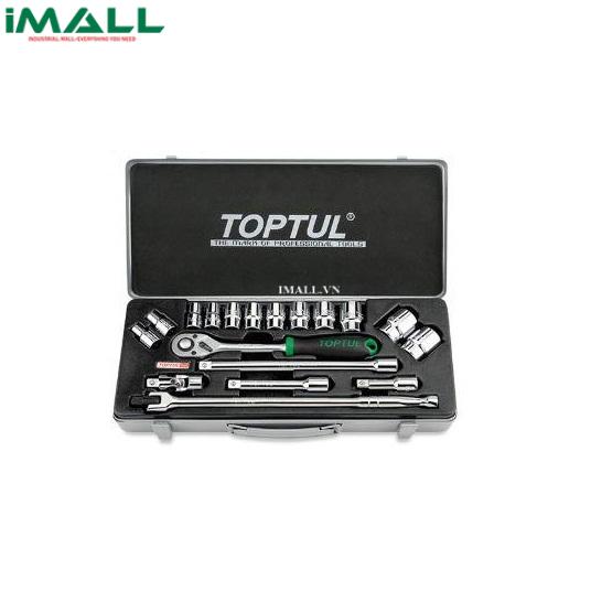 Bộ dụng cụ vặn ốc 1/2 inch 18 chi tiết TOPTUL GCAD1810